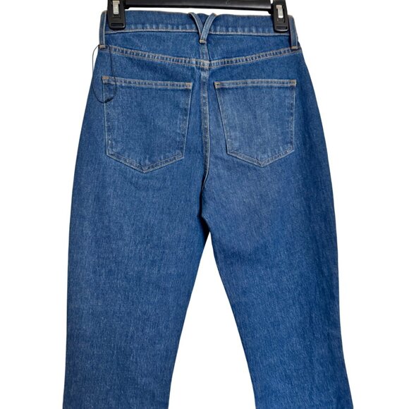 Veronica Beard Carly Kick Flare Denim Size 24 Crop High Rise Jeans NWT Cornflowe - Picture 9 of 12